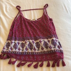 Fun pattern crop top